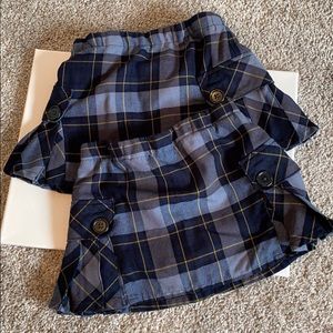 Lands End kids uniform skorts. Size 4.